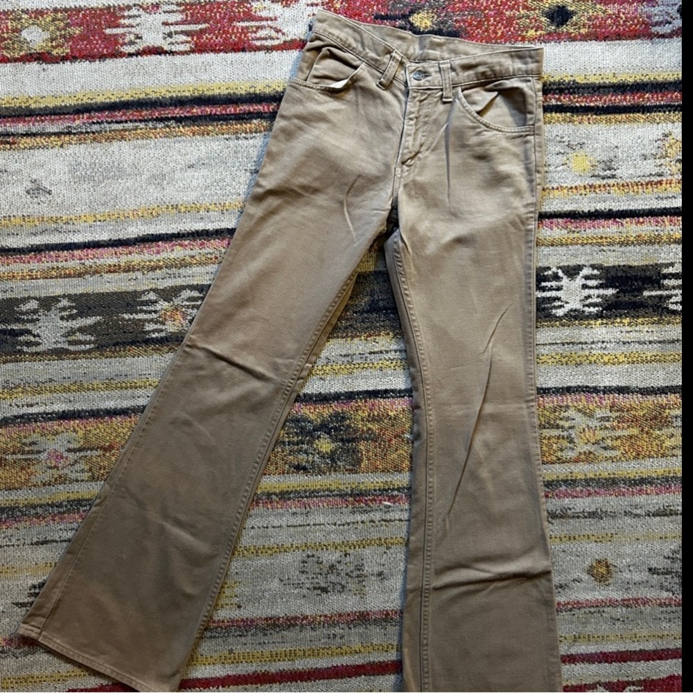 Vintage 1970 Levi's brown bell bottoms